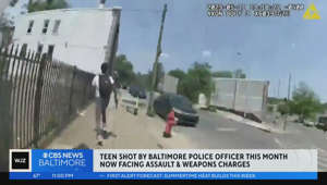 Teen shot by Baltimore Police officer facing assault and gun charges