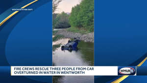 3 rescued from car that crashed into water in Wentworth