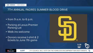 7th annual Padres summer blood drive