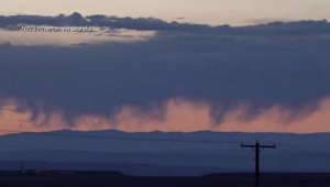 Unusual 'virga' shower spotted in Central Wyoming