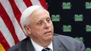 West Virginia Governor Jim Justice attends a roundtable discussion on the opioid epidemic with local and state officials at the Cabell-Huntington Health Department in Huntington, West Virginia, July 8, 2019.