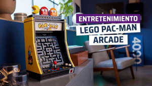Para celebrar el 43 aniversario del mítico videojuego, LEGO ha creado esta máquina recreativa de Pac-Man, que funciona parcialmente.