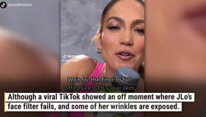 Viral TikTok Shows Off Moment JLo’s Face Filter Fails And Some Of Her Wrinkles Are Exposed