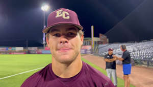 East Central's T.J. Dunsford talks about the Hornets' 4-1 win over Saltillo in 6A Championship opener
