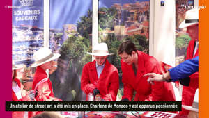 Charlene de Monaco "graffeuse" multipliant les sourires avec Albert et ses jumeaux chapeautés pour le Prince Rainier III