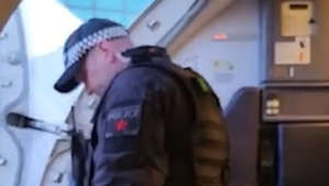 Police escort man off Ryanair flight after smoking in plane toilet