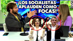 Los periodistas y presentadores de Periodista Digital, comentan los aplausos nerviosos de los socialistas, al discurso de Pedro Sánchez.
