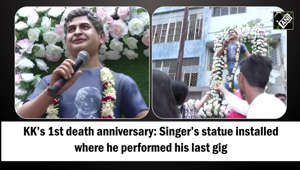 In a fitting tribute to singer KK on his first death anniversary on May 31, a statue was installed at Gurudas Mahavidyalaya in Kolkata. It’s the same college where the ‘Yaad Aayenge Ye Pal’ hit-maker performed his last gig before he left for his heavenly abode. Some flowers were placed by students and staff on KK's statue to pay tribute to the iconic artiste. The college administration also gave a musical touch to the installation ceremony.Late singer Krishnakumar Kunnath, lovingly called KK, breathed his last on May 31 night. The 53-year-old singer passed away after feeling unwell during the performance, he was taken to the hospital where he was declared brought dead. The cause of death was reportedly a cardiac arrest.Local councillor Amal Chakraborty said, “KK was a magical man with his magical voice. This is very sad that Gurudas College event was his last concert.”