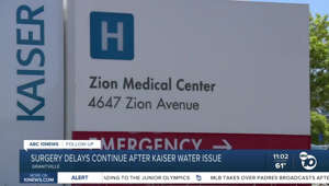 Surgery delays continue at Kaiser Zion Medical Center after water issue