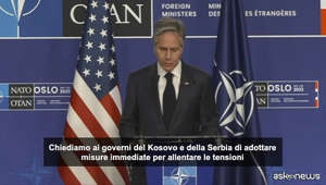Blinken: "Serve immediata de-escalation in Kosovo e Serbia"