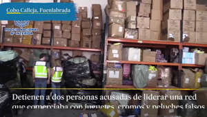 Dos detenidos en Cobo Calleja por pertenecer a una red que vendía juguetes falsos