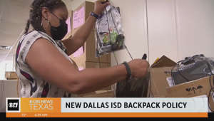 Dallas ISD to require clear backpacks for students in all grades