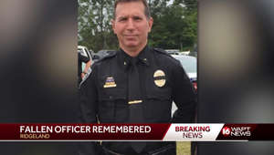 Fellow Officers pay homage to fallen veteran officer Randy Tyler
