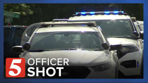 Metro Nashville police officer shot expected to be 'OK,' suspect in custody