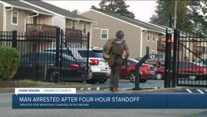 Suspect cuffed after 4-hour standoff at Henrico apartments