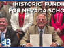 Nevada governor signs $12B bill to provide 'historic' funding for Nevada schools