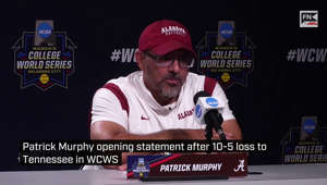 Opening statement from the Alabama head coach after the Crimson Tide lost its first game in the Women's College World Series.