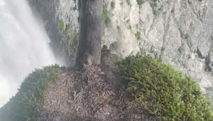 Amazing View at Hunlen Falls