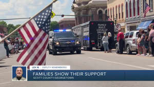 Families show their support