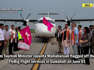 Assam Tourism Minister Jayanta Mallabaruah flags off first FlyBig flight services in Guwahati