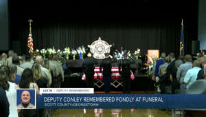 Deputy Conley remembered fondly at funeral