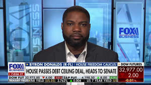 Rep. Byron Donalds, R-Fla., joined ‘Mornings with Maria’ to discuss the House passing Speaker McCarthy's debt ceiling deal as the default date swiftly approaches.