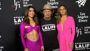 https://www.maximotv.com Broll footage: Edward James Olmos, Emeraude Toubia, Pepe Serna, Constance Marie, Todd Grinnell on the red carpet at the Los Angeles Latino International Film Festival (LALIFF) special season 2 screening of Amazon's "With Love" held at the TCL Chinese Theatre 6 in Los Angeles, California USA on June 1, 2023. This video is only available for editorial use on Broadcast TV, online, and worldwide platforms. To ensure compliance and proper licensing of this video, please contact us. ©MaximoTV