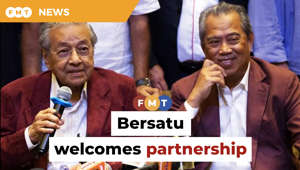 Bersatu Supreme Council member, Faiz Na’aman, says the cooperation between Muhyiddin Yassin and Dr Mahathir Mohamad goes beyond just politics. Read More: https://www.freemalaysiatoday.com/category/nation/2023/06/02/im-ready-to-work-with-dr-m-says-muhyiddin/Laporan Lanjut: https://www.freemalaysiatoday.com/category/bahasa/tempatan/2023/06/02/saya-sedia-kerjasama-dengan-dr-m-kata-muhyiddin/Free Malaysia Today is an independent, bi-lingual news portal with a focus on Malaysian current affairs. Subscribe to our channel - http://bit.ly/2Qo08ry ------------------------------------------------------------------------------------------------------------------------------------------------------Check us out at https://www.freemalaysiatoday.comFollow FMT on Facebook: http://bit.ly/2Rn6xEVFollow FMT on Dailymotion: https://bit.ly/2WGITHMFollow FMT on Twitter: http://bit.ly/2OCwH8a Follow FMT on Instagram: https://bit.ly/2OKJbc6Follow FMT on TikTok : https://bit.ly/3cpbWKKFollow FMT Telegram - https://bit.ly/2VUfOrvFollow FMT LinkedIn - https://bit.ly/3B1e8lNFollow FMT Lifestyle on Instagram: https://bit.ly/39dBDbe------------------------------------------------------------------------------------------------------------------------------------------------------Download FMT News App:Google Play – http://bit.ly/2YSuV46App Store – https://apple.co/2HNH7gZHuawei AppGallery - https://bit.ly/2D2OpNP#FMTNews #Bersatu #MuhyiddinYassin #DrMahathir #Partnership