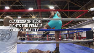 World middleweight champion Claressa Shirlds fights in ring and on behalf of female boxers