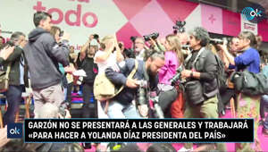 Garzón no se presentará a las generales y trabajará «para hacer a Yolanda Díaz presidenta del país»