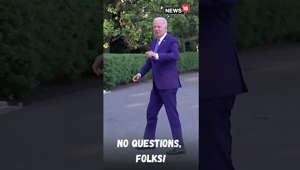 President Joe Biden Jokes After Tripping Over, "I Got Sandbagged": WATCH! | #Shorts | US Air Force
