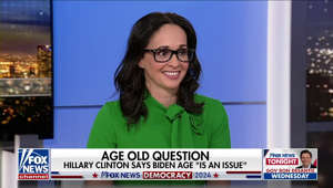 California GOP chairwoman Jessica Millan Patterson discusses Florida Republican Gov. Ron DeSantis' expected 2024 campaign launch and Hillary Clinton saying President Biden's age 'is an issue' on 'Fox News @ Night.'