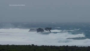 Tropical Storm Mawar brings heavy rains to Okinawa