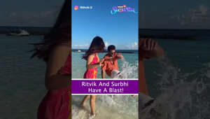 Surbhi Jyoti And Rithvik Dhanjani Have A Blast On The Beach!