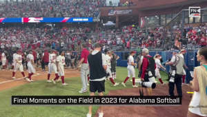 Final Moments on the Field in 2023 for Alabama Softball
