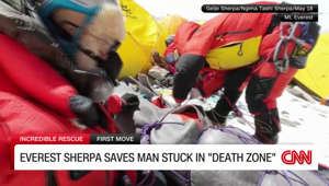 Everest sherpa saves man stuck in ‘death zone’