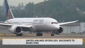 United Airlines offers 20% discounts to Bears fans