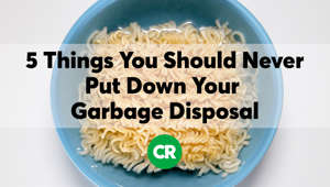 5 Things Not to Put in Your Garbage Disposal