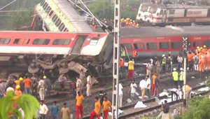 Nearly 300 killed in train wreck in India