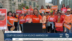 San Diego County recognizes gun violence awareness day