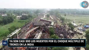 Ya son casi 300 los muertos por el choque múltiple de trenes en la India