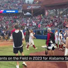 Montana Fouts' final moments in an Alabama uniform at the 2023 Women's College World Series.
