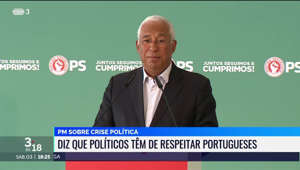 Costa avisa que políticos têm de respeitar o que os portugueses decidiram nas eleições