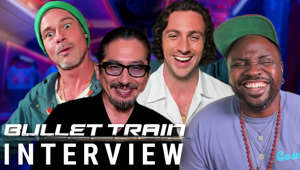 'Bullet Train' Interviews With Brad Pitt, Aaron Taylor-Johnson, Brian Tyree Henry