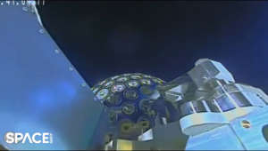 Watch Time-Lapse Of LARES-2 Satellite In Orbit On Vega C Rocket's Upper Stage