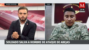 El valiente soldado, identificado como Ricardo Tapia Santiago, perteneciente al 54° Batallón de Infantería, concedió una entrevista para Milenio Televisión en la que relató los detalles de la impactante situación.