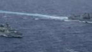 Close call for Chinese, US warships