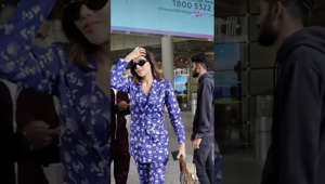 Nikki Tamboli Serves Another Smart Airport Look | Nikki Tamboli Hot Dress | #viral #trending