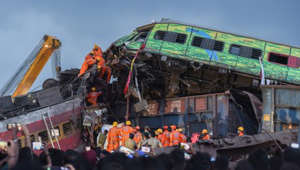 Trágico accidente en la India tras colisionar varios trenes