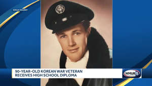 90-year-old Korean War veteran receives high school diploma